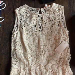 Ella Moss crochet romper NWT